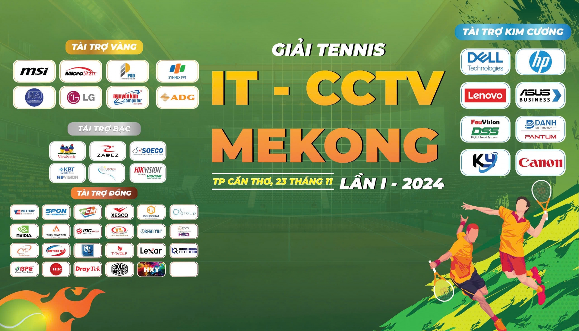 SOECO - Đồng Hành Cùng Giải Tennis IT-CCTV Mekong 2024